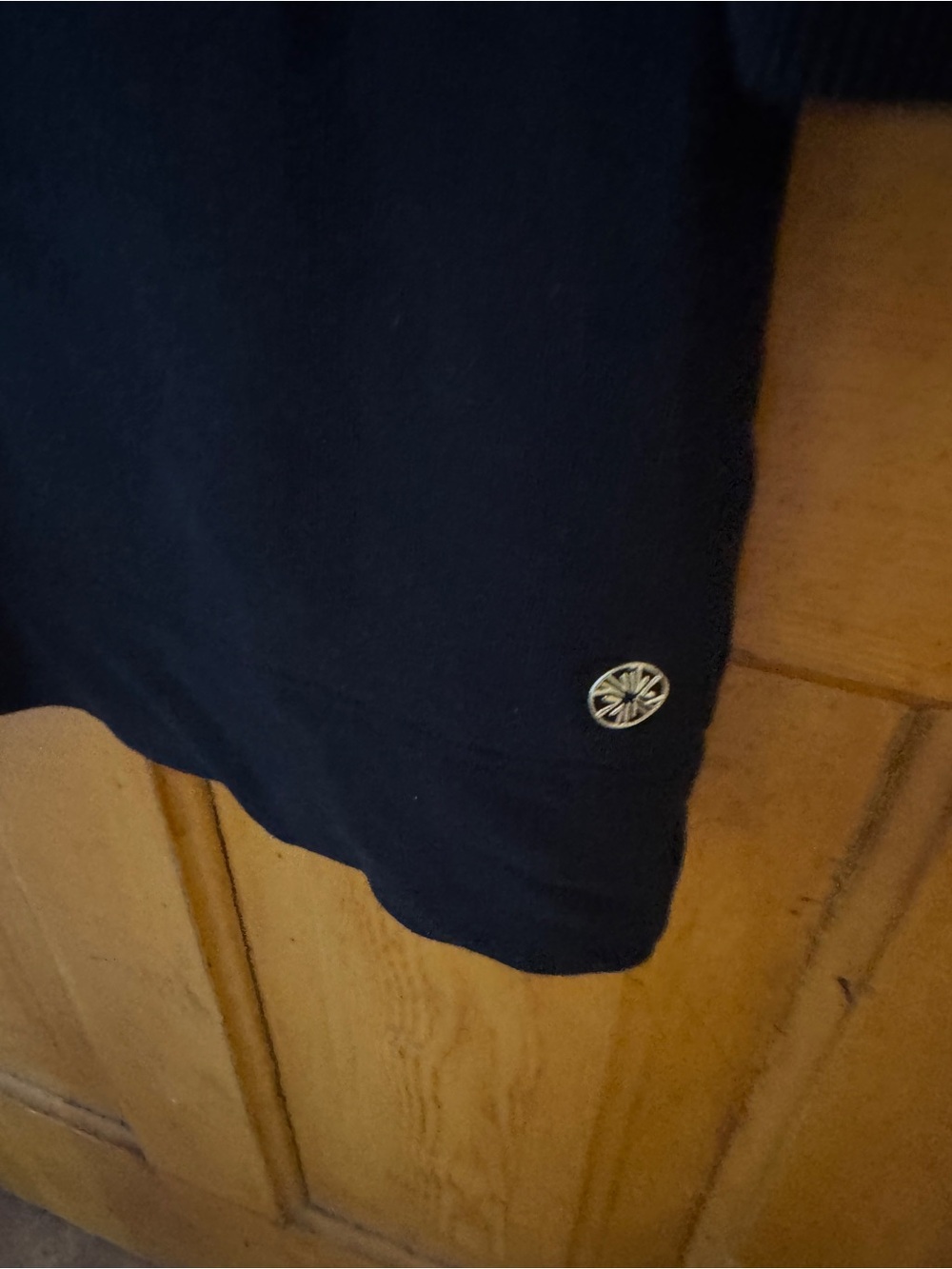 Lily Pulitzer Black Long Sleeve Tunic Dress with Pocket Detail - Picture 3 of 4